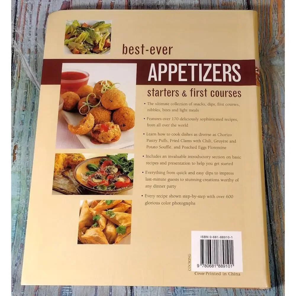 Best-Ever Appetizers:‎ Starters & First Courses Cookbook by Christine Ingram